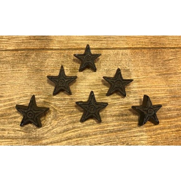 ONE Cast Iron Rustic Star Drawer Pull 10310 - Picture 9 of 12